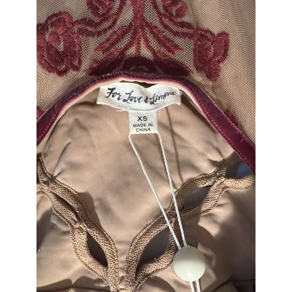 For Love and Lemons Temecula Fall Maxi XS NWOT - Picture 9 of 10